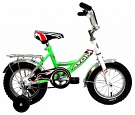 Детский двухколесный велосипед Атом Lizard-12" зеленый